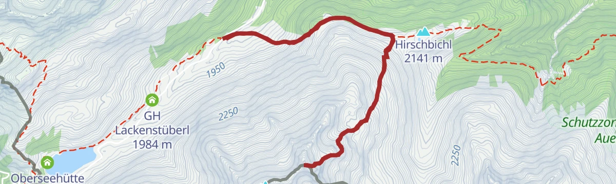 Route map: Deferegger Pfannhorn 2.820m